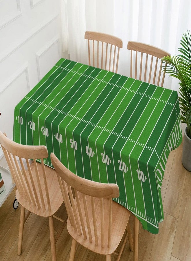 Hafangry American Football Field Tablecloth Touchdown Sport Themed Indoor Outdoor Birthday Party Decoration Rectangular Table Cloth Kitchen Dining Room Table Cover (60" x 84") - Image 5