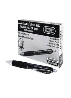 Uniball قلم جيل أسود قابل للسحب SIGNO 