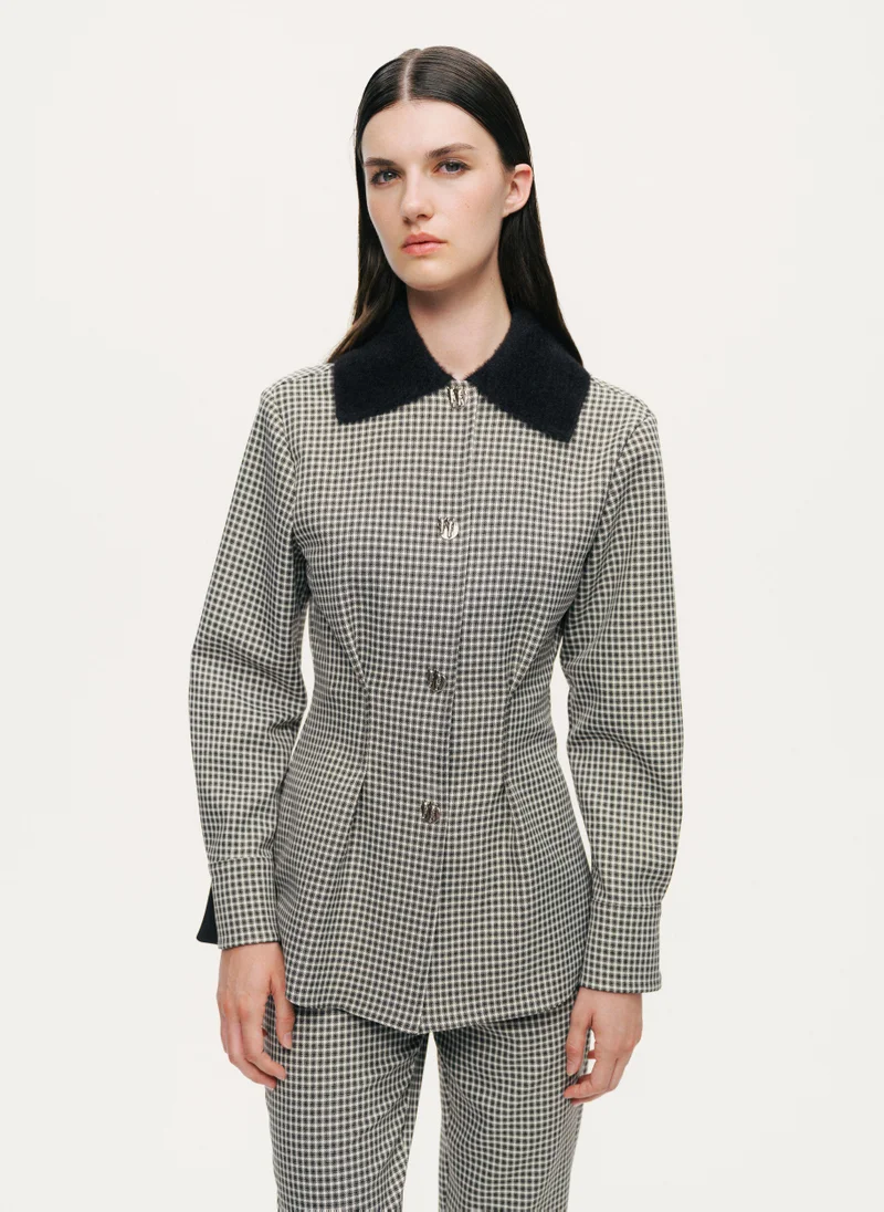 Nocturne Hooded Button-Front Shirt