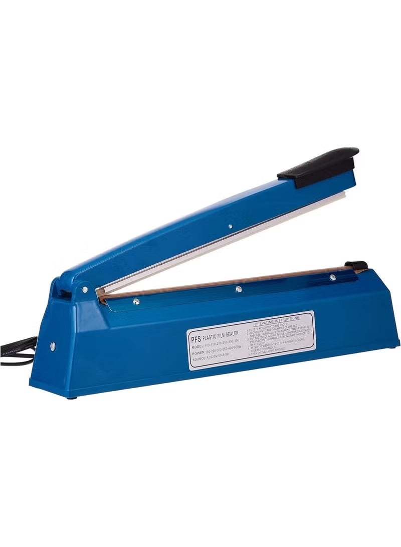 Impulse Sealer PFS-200 | 8-inch Heat Sealing Machine for Plastic & Poly Bags | 220-240V | 210W Power | Adjustable Timer | Professional Manual Bag Sealer - Image 1