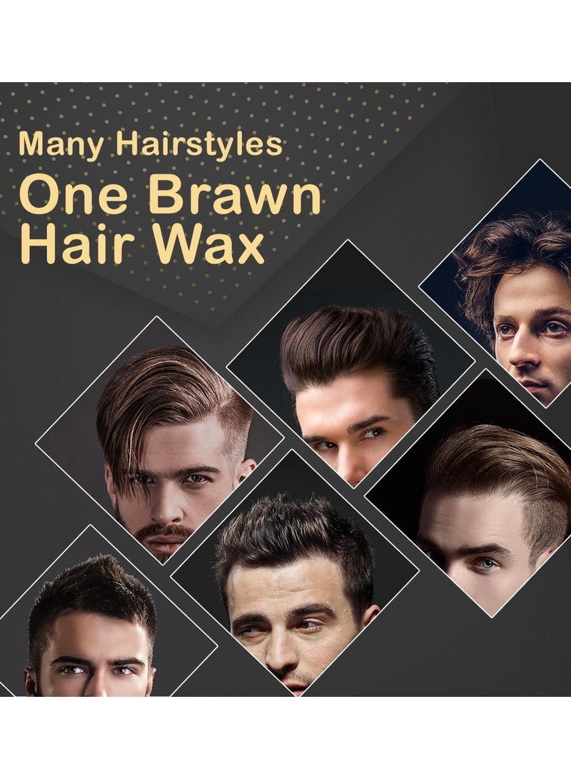 The Man Company Brawn Extra Stronghold Hair Wax for Men - Stylish Pomade Matte Finish - Hair Volumizer - Non-Sticky - 50gm - Image 5