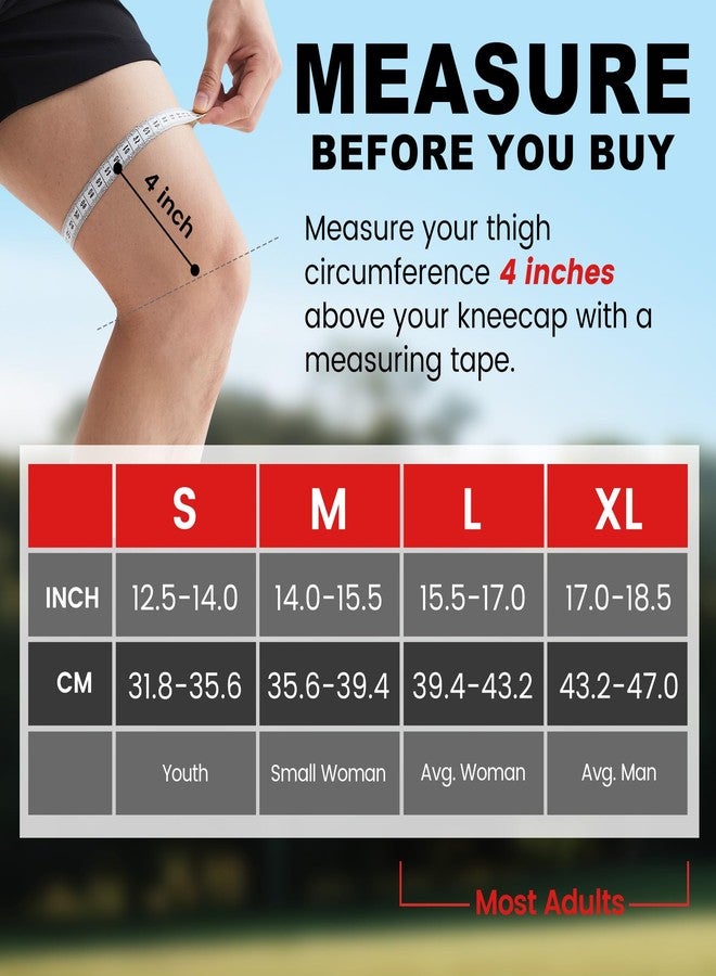 ZOYER Knee Brace for Women & Men, 3D-Knitted Knee Compression Sleeve with Enhanced Patella Gel Pad, Skin-Friendly Knee Support for Knee Pain, ACL, Meniscus Tear, Joint Pain Relief (Small) - Image 2