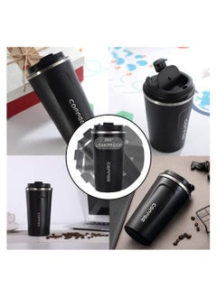 Coffee Vacuum Insulated Travel Mug Smilatte Leakproof Double Wall Stainless Steel Reusable Coffee Cup with Lid for Hot and Cold Drinks  - Image 4