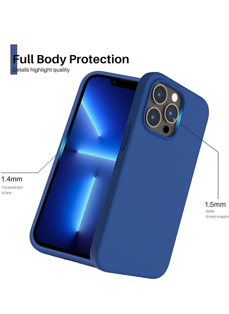 Raxoom Compatible with iPhone 14 Pro Max Case, Liquid Silicone Case, Full Body Protective Cover, Shockproof, Slim Phone Case, Anti-Scratch Soft Microfiber Lining, 6.7 inch - Image 2