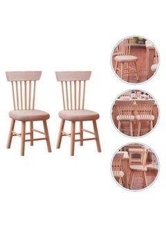 Toyvian Dollhouse Miniatures Doll Chair 1 12 Scale Dollhouse Accessories Doll House Furniture Miniature Dollhouse Furniture Dollhouse Furniture Mini Mini Furniture Wooden Doll Bed  - Image 3
