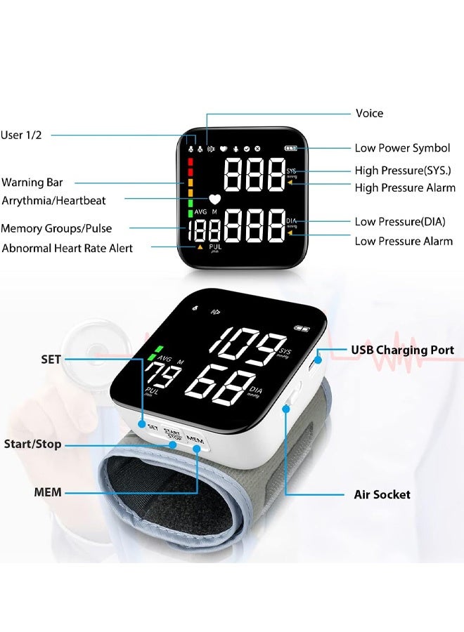 Generic fully automatic intelligent high-definition digital blood pressure monitor  - Image 3