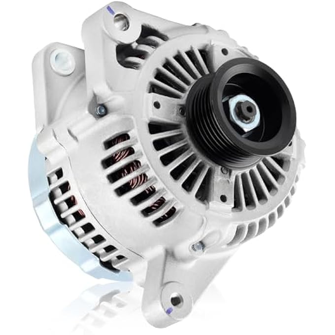 Farrme 13956 Car Alternators 100 Amp, 6-Groove Pulley Fit for Toyota Camry 2002-2003, for Lexus ES300 2002-2003 V6 3.0L 2995cc Automotive Replacement Alternators 1012117450, 270600A070, 13956N - Image 1
