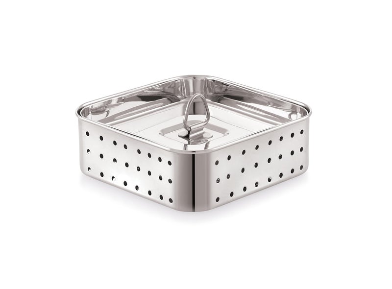 Tosaa Stainless Steel Paneer Maker Mould – Medium Size (250ml) | Square Paneer/Tofu Press with Lid | Whey Separator for Homemade Paneer, Tofu & Cheese | Easy to Use & Clean - Image 5
