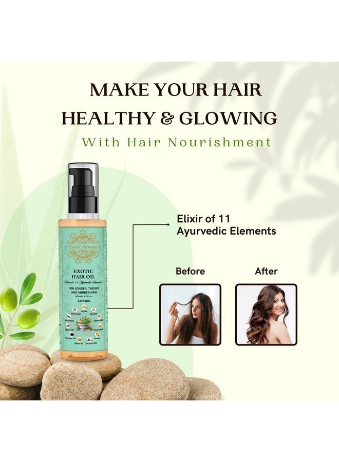 Exotic Aromas Hair Oil (Exotic Hair Oil With Rosemary And 11 Herbs) - Image 3
