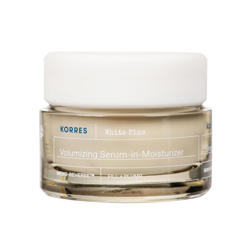 KORRES White Pine Menoreverse Volumizing Seruminmoisturizer 2in1 Face Moisturizer For Mature Skin Postmenopausal Skincare With Natural Peptides White Pine Extract 14 Fl Oz - Image 2