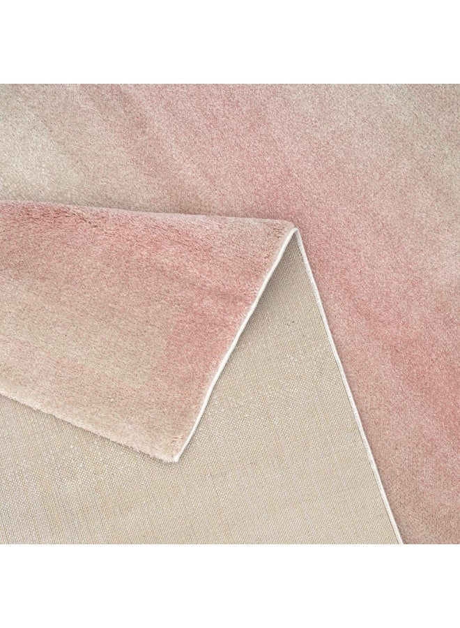 DANUBE HOME Sahara Modern Abstracts Rug | Washable Modern Rugs Style | Polypropylene + Polyester Area Rug Floor Covering | Indoor Carpet For Living Room Dining Bedroom 200X300cm-Pink - Image 5