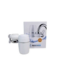 DubaiGallery Water Filter, Faucet Mount Filter Tap Water Purifier Kitchen Faucet Washable Ceramic Percolator Mini Water with 4 Replacement Filter for Bathroom Kitchen  - Image 4