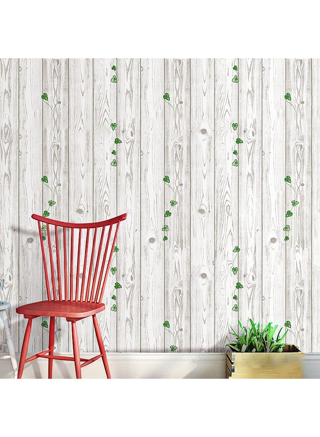 wolpin Wall Stickers Wallpaper for Walls (45 x 300 cm) Ivy Plant Nature Restaurant Office Home Design Self Adhesive, Grey - Image 2