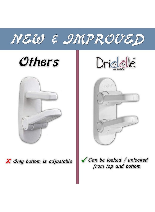 Driddle قفل أمان باب بمقبض - حماية الأطفال - يمنع الأطفال الصغار من فتح الأبواب بمقبض قفل آمن للأطفال - لاصق 3M - دريدل - Image 2