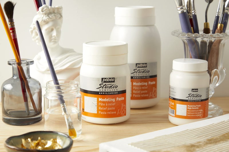 Pebeo معينات بيبو ستوديو أكريليك، معجون النمذجة، 500 مل - Image 4
