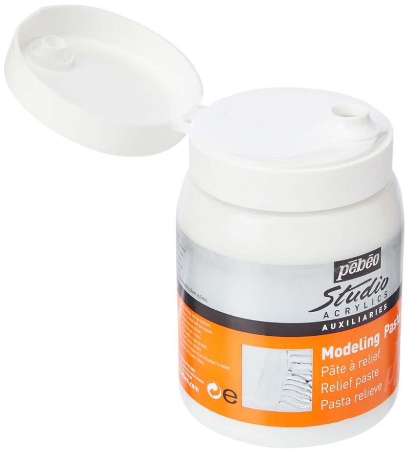 Pebeo معينات بيبو ستوديو أكريليك، معجون النمذجة، 500 مل - Image 2