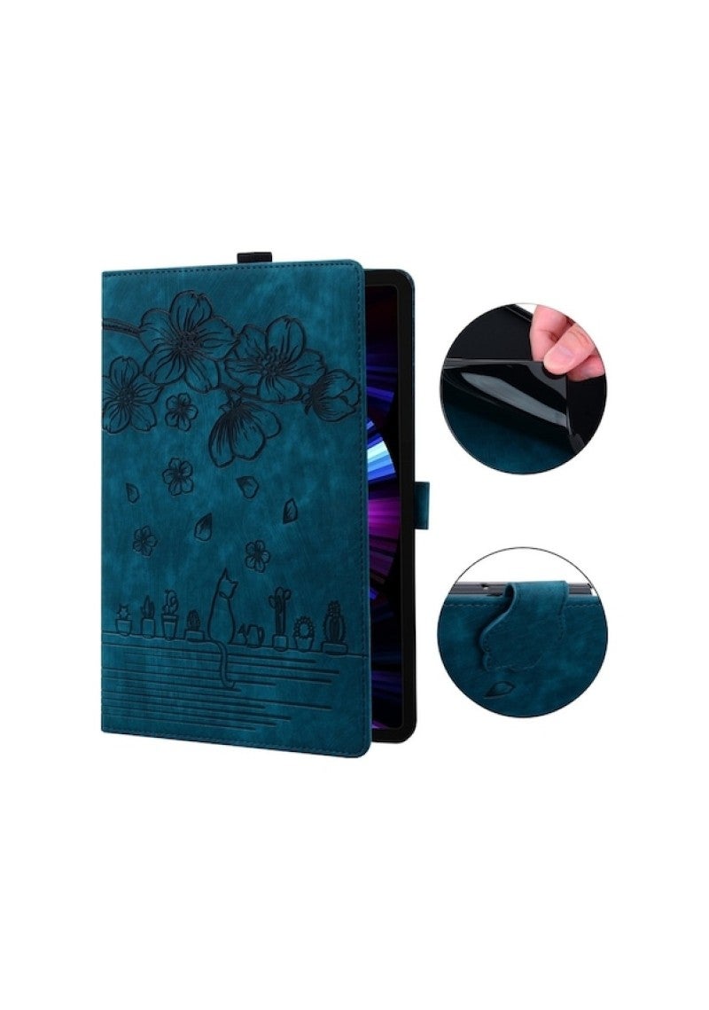 حافظة حامل بطاقات مطبوعة بالبروز لـ Kindle Scribe 10.2 2022، حابل جهاز لوحي جلدي - Image 4
