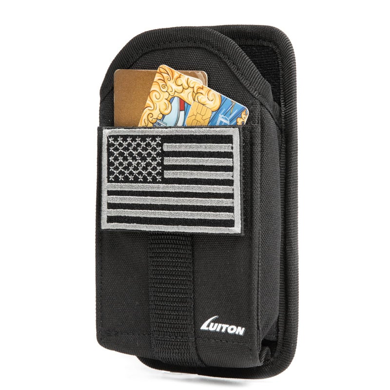 LUITON Zebra TC77 TC70 Scanner Holster Carrying Case Pouch Compatible with Zebra TC75x, TC75, TC70x, TC70, TC72, TC77 Handheld Barcode Touch Mobile Computer,Scanner Case Holder with Metal Clip and Belt Loops - Image 3