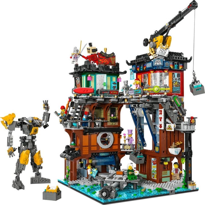 LEGO NINJAGO City Workshops Building Kit 71837 - 3244 Pieces - Image 4