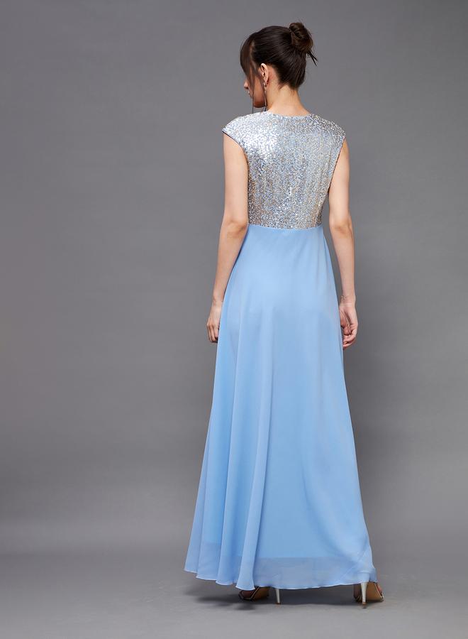 Miss Chase Sequin Bodice Gown Dress  - Image 4