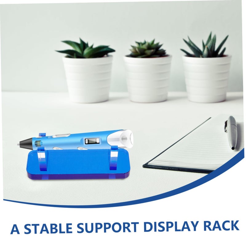 Clear Acrylic Pen Holder Stand Base Compact Design for Printing Pens Versatile Organizer - Image 3