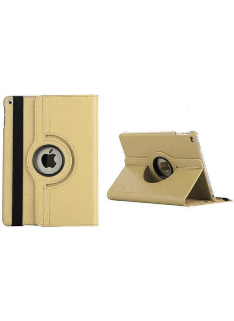 FUJIMAX Apple iPad Air 3 10.5 Inch Case 360 Degree Rotatable Horizontal and Vertical Stand Leather Case + 9H Full Cover Nano Screen Protector