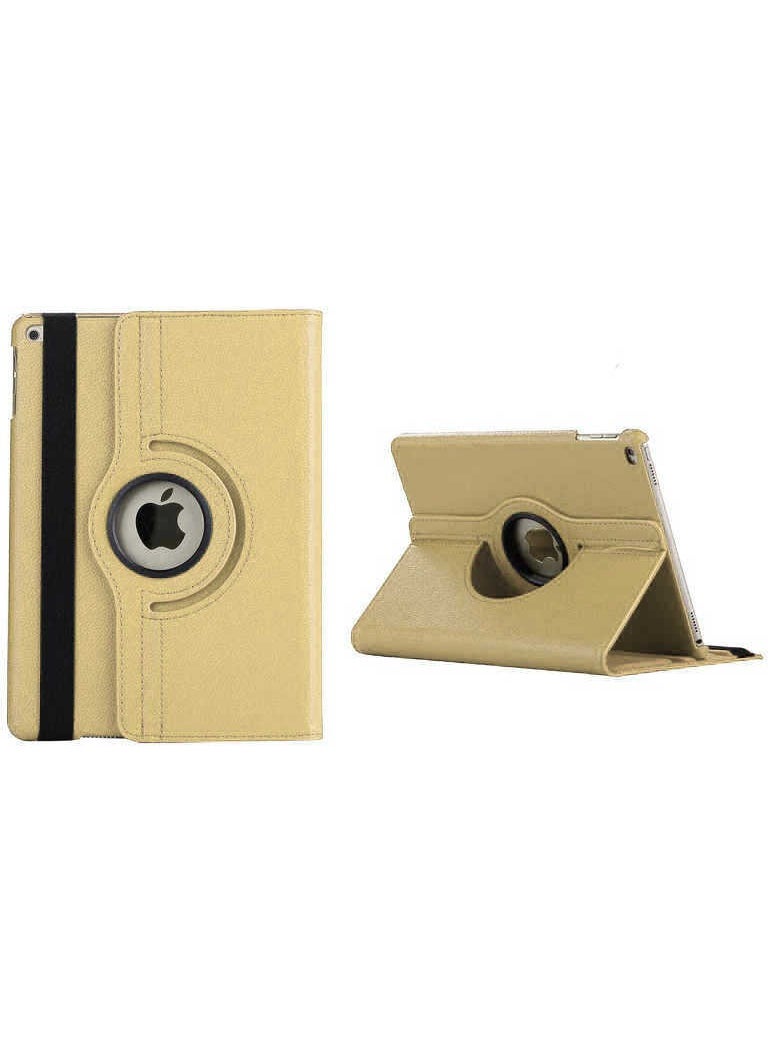 FUJIMAX Apple iPad Air 3 10.5 Inch Case 360 Degree Rotatable Horizontal and Vertical Stand Leather Case + 9H Full Cover Nano Screen Protector