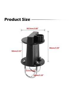 Generic Fuel Oil Tank Bracket Lock, Fastener Mount Petrol Can Jerry Cans Holder Spare Oil Tanks Bracket for 3L / 5L Fuel Tank On Motorcycle Off-Road Vehicles Upgraded  - Image 2