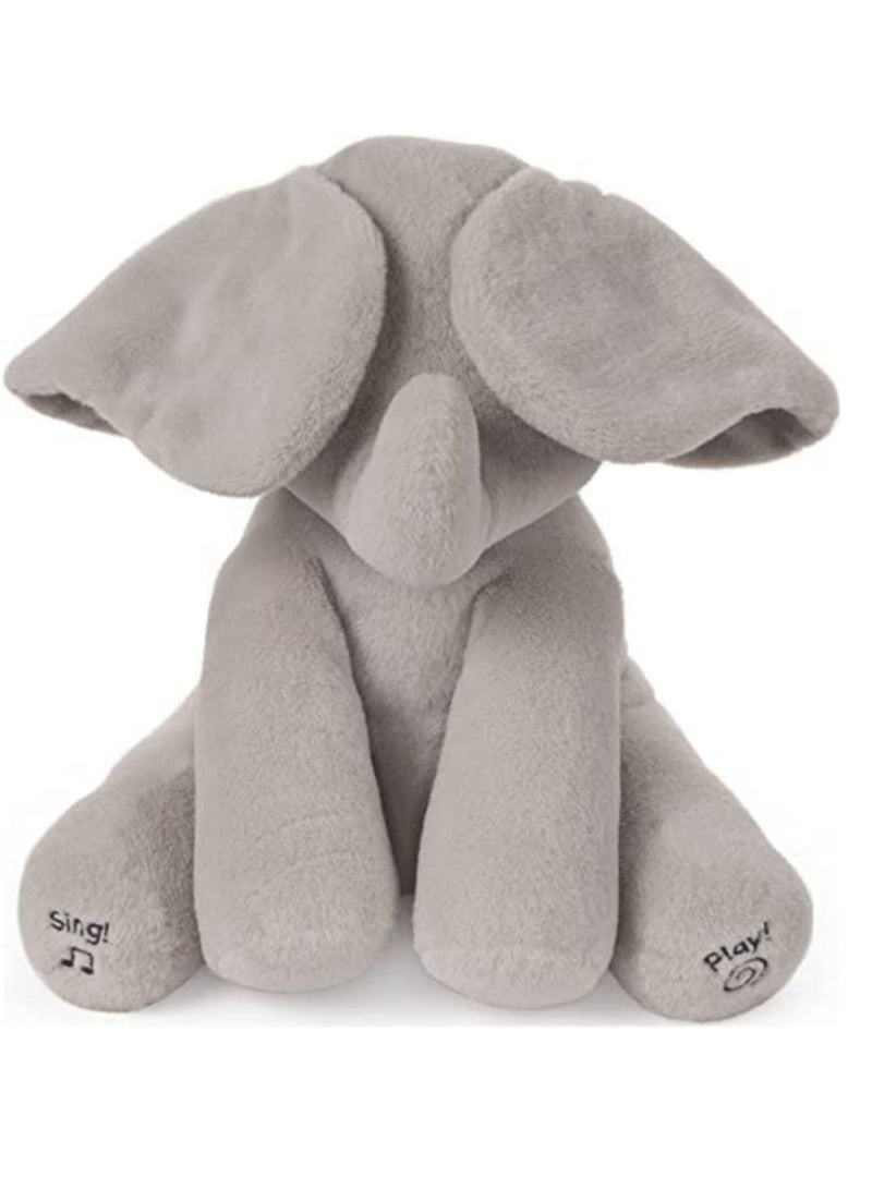 Cool Baby COOLBABY Talking and Singing Plush Elephant Stuffed Doll Toy Shy Elephant Ears Cover Eyes - Image 4