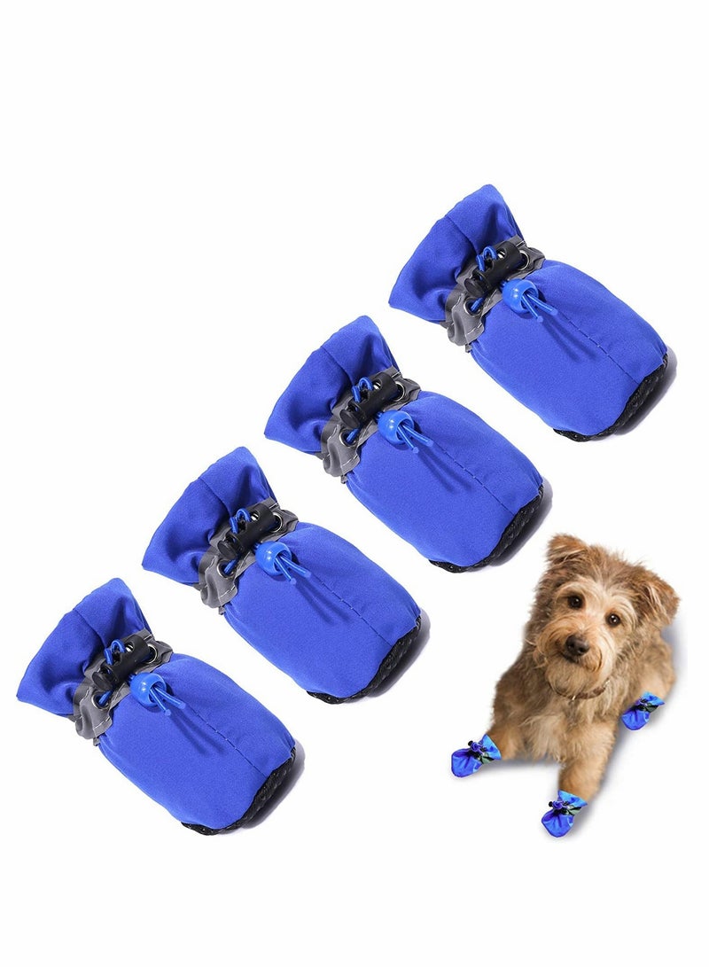 Water Resistant Dog Boots for All Sizes, Winter Outdoor Shoes with Reflective Straps and Anti-Slip Sole, Breathable Paw Protection for Small Medium Large Dogs - Image 1