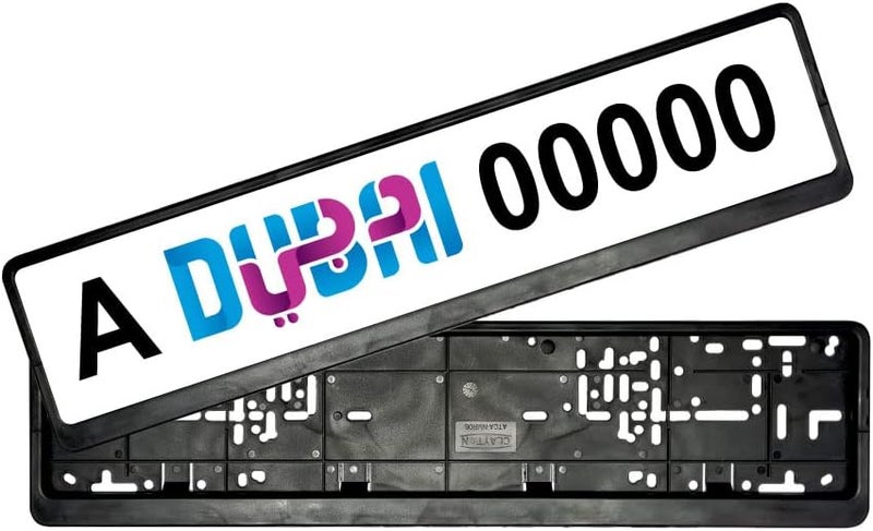 كلايتن حامل لوحة أرقام السيارة من رود باور - طويل أسود - Image 1