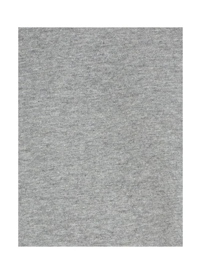 Jockey Grey Melange 2726 Men Super Combed Cotton Rich Solid V Neck Half Sleeve T Shirt for Men | Best Price UAE