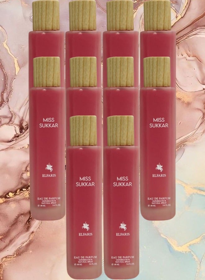 Fares 10 Pieces Miss Sukkar ElFaris EDP 100ML - Image 1