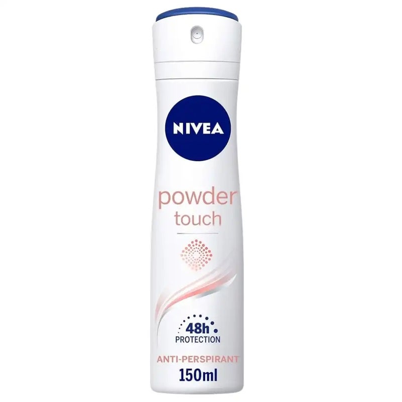 Nivea Powder Touch Quick Dry Anti-perspirant Spray with Velvety Feeling- 150ml - Image 1