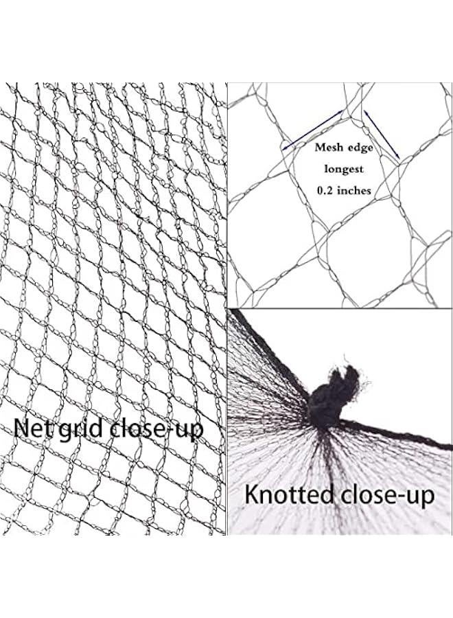 Hair Net 100 Pcs,  20 Inches Elasticity Invisible Elastic Mesh Wig Nets for Hair Bun Making Ballet Dancer Kitchen Food Serive (Black) - Image 3