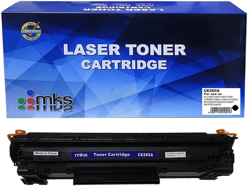 MKS Laser Toner Cartridge 85A CE285A for HP Laserjet P1102/M1132/M1212/M1217 - Image 1