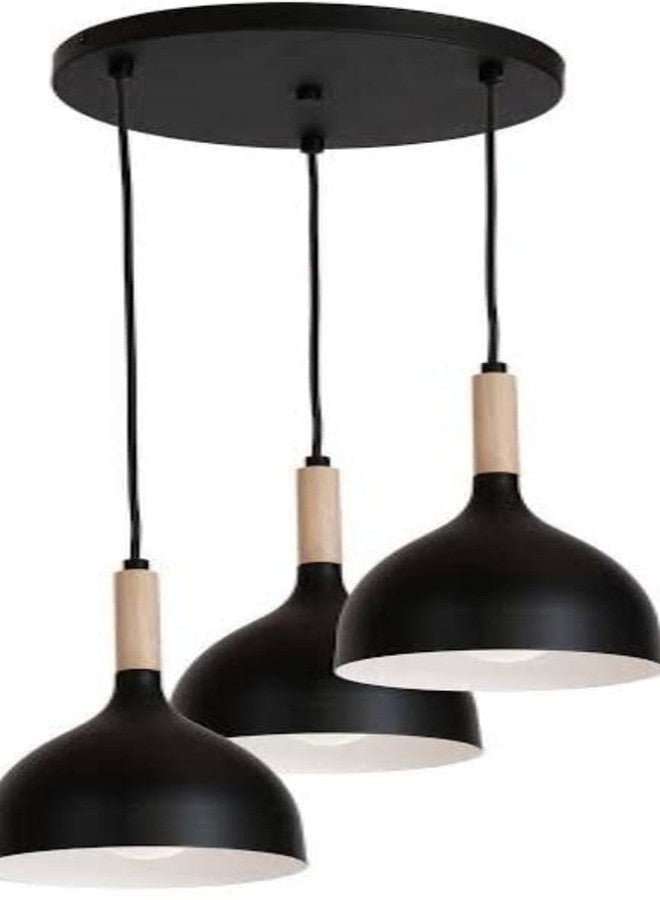 Avior Hanging Light, Hanging Lamps for Bedroom, Restaurants, Cafe Lamps and Living Room Decoration Light (Black (Round)) - Image 2