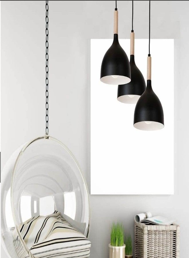 Avior Hanging Light, Hanging Lamps for Bedroom, Restaurants, Cafe Lamps and Living Room Decoration Light (Black (Round)) - Image 4