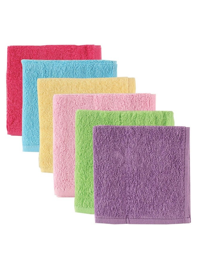 Luvable Friends Unisex Baby Super Soft Cotton Washcloths Pink One Size - Image 2