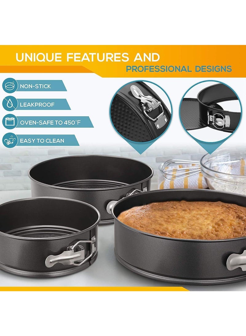 Bluejw 4-Piece Circular Cake Baking Tray Set - Image 5