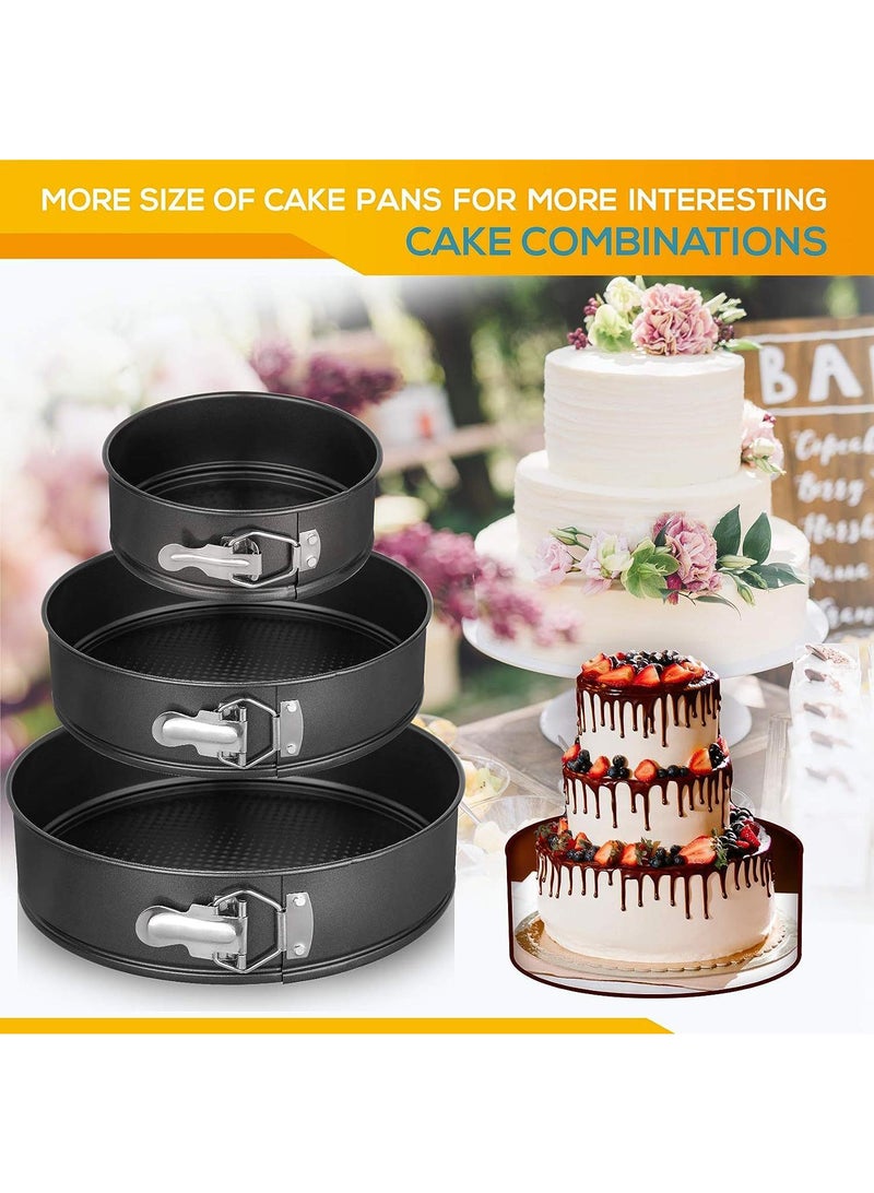 Bluejw 4-Piece Circular Cake Baking Tray Set - Image 4