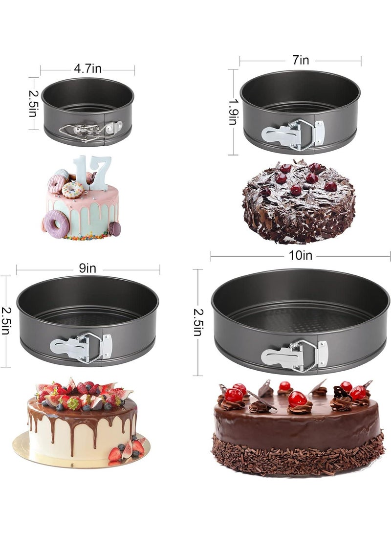 Bluejw 4-Piece Circular Cake Baking Tray Set - Image 2