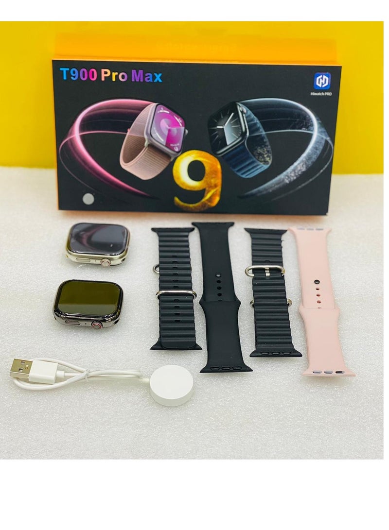 2.2-inch T900 Pro Max 2 Plus 1 Bluetooth Smart Watch Suitable For  Voice Calls, Sports, Fitness,Sleep Monitoring