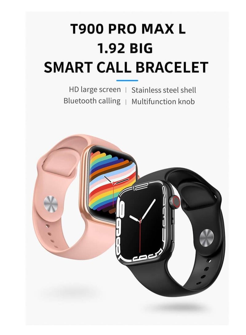 2.2-inch T900 Pro Max 2 Plus 1 Bluetooth Smart Watch Suitable For  Voice Calls, Sports, Fitness,Sleep Monitoring