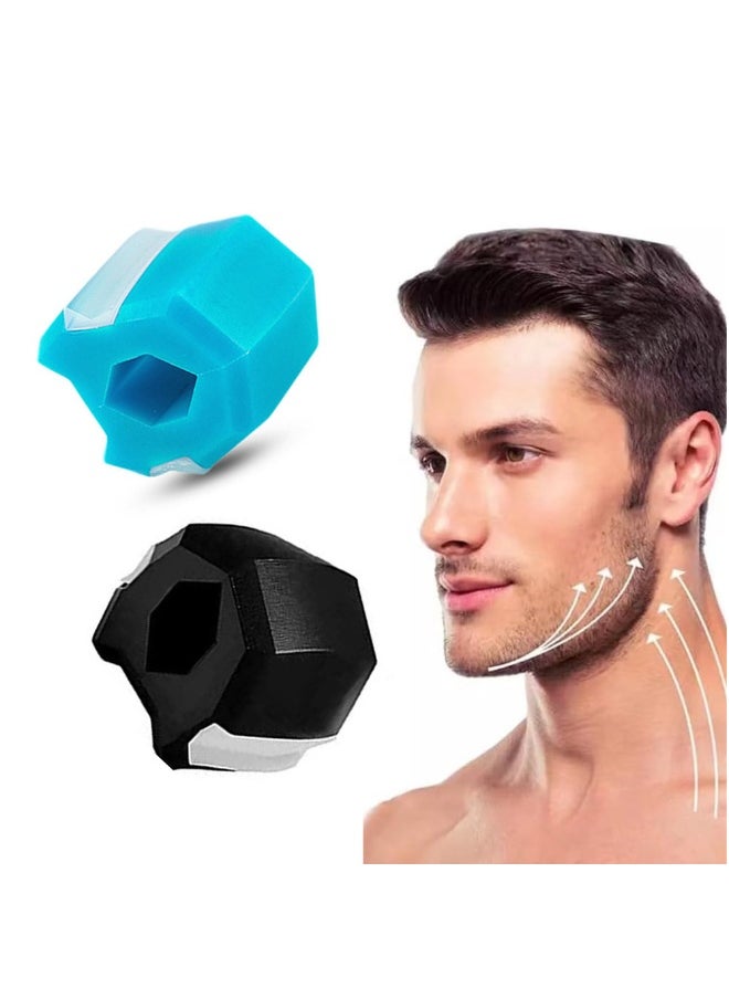 Generic 2-Piece Jaw, Face, and Neck Exerciser, Define Your Jawline, Slim and Tone Your Face, Look Younger and Healthier, Helps Reduce Stress and Cravings, Facial Exercise  - Image 1