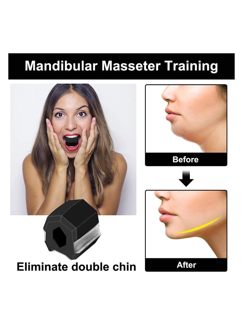 Generic 2-Piece Jaw, Face, and Neck Exerciser, Define Your Jawline, Slim and Tone Your Face, Look Younger and Healthier, Helps Reduce Stress and Cravings, Facial Exercise  - Image 4