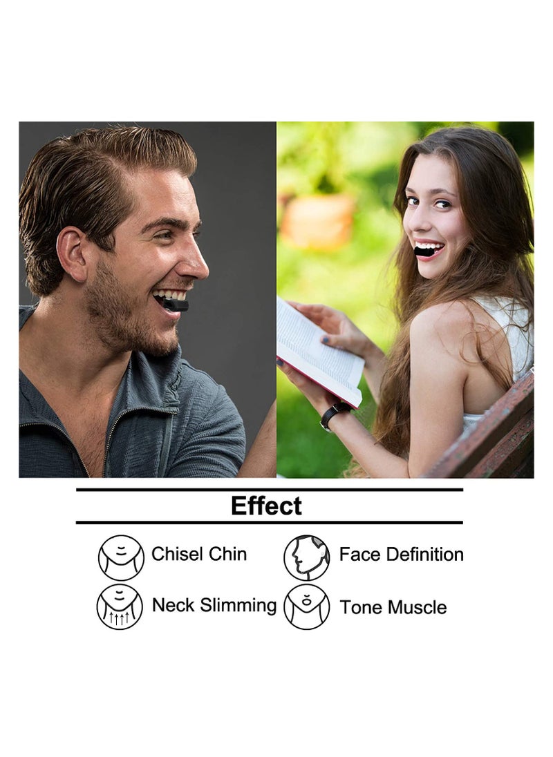 Generic 2-Piece Jaw, Face, and Neck Exerciser, Define Your Jawline, Slim and Tone Your Face, Look Younger and Healthier, Helps Reduce Stress and Cravings, Facial Exercise  - Image 5