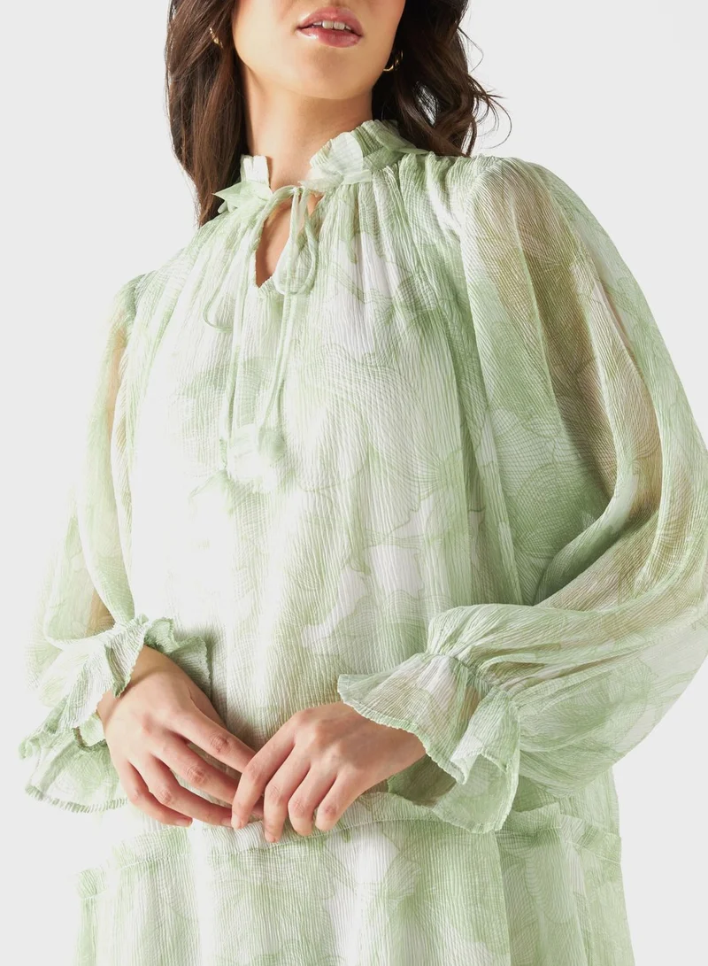 Iconic Tiered Chiffon Dress