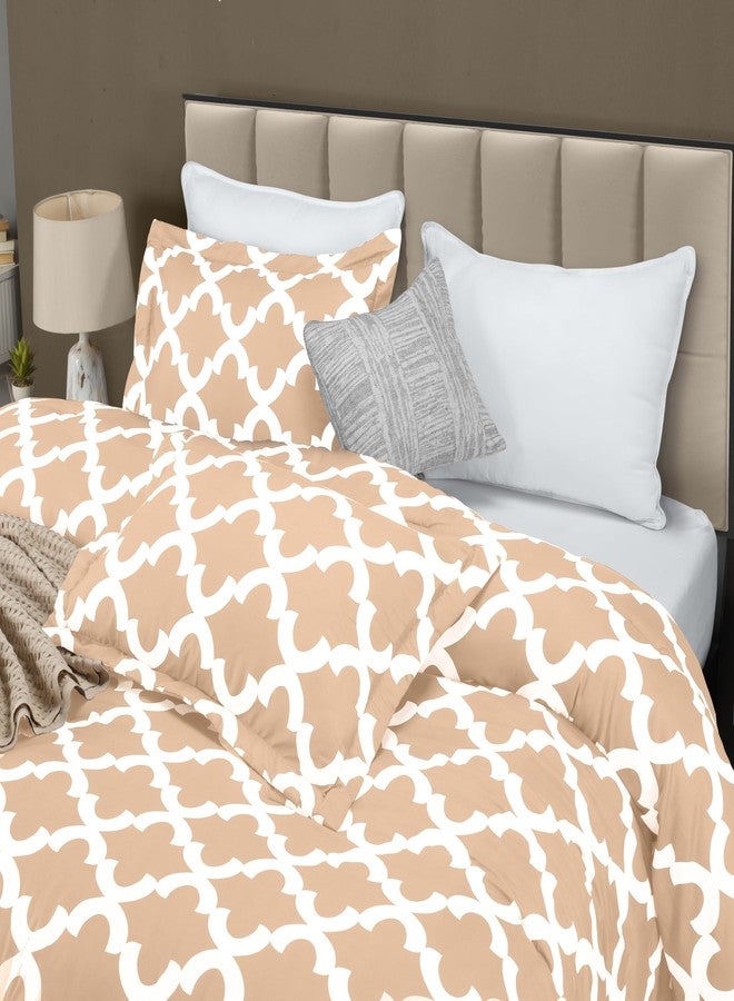 Utopia Bedding King Comforter Set Beige, Printed Comforters King Size, 3 Piece Lightweight All Season Down Alternative Bedding Set with 1 Comforter (90 x 102 in) and 2 Pillow Shams (20 x 36 in) - Image 3