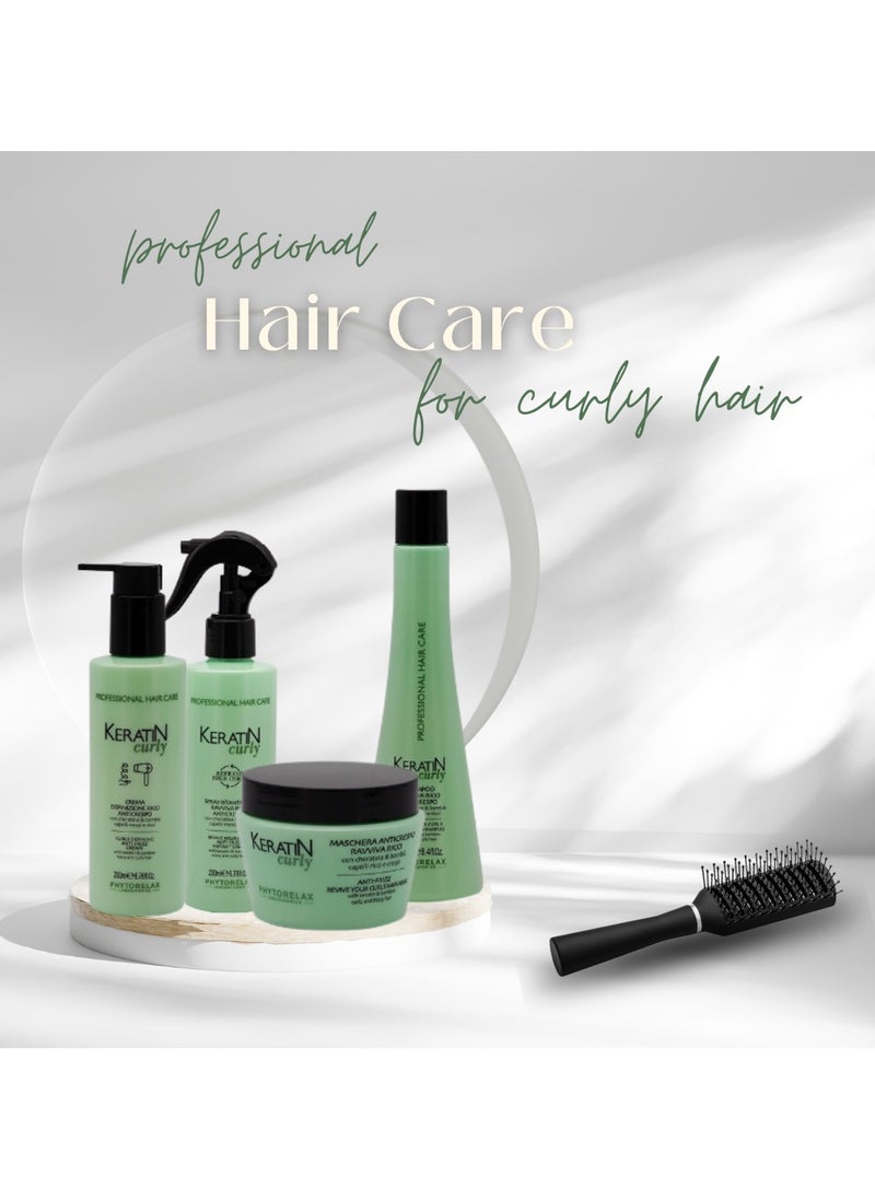 Phytorelax Keratin Curl Hold Spray for Curly Hair - Flexible Hold for Natural Curls, 200 ml  - Image 2